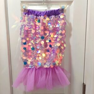 Girls Mermaid costume tail sparkle sequins